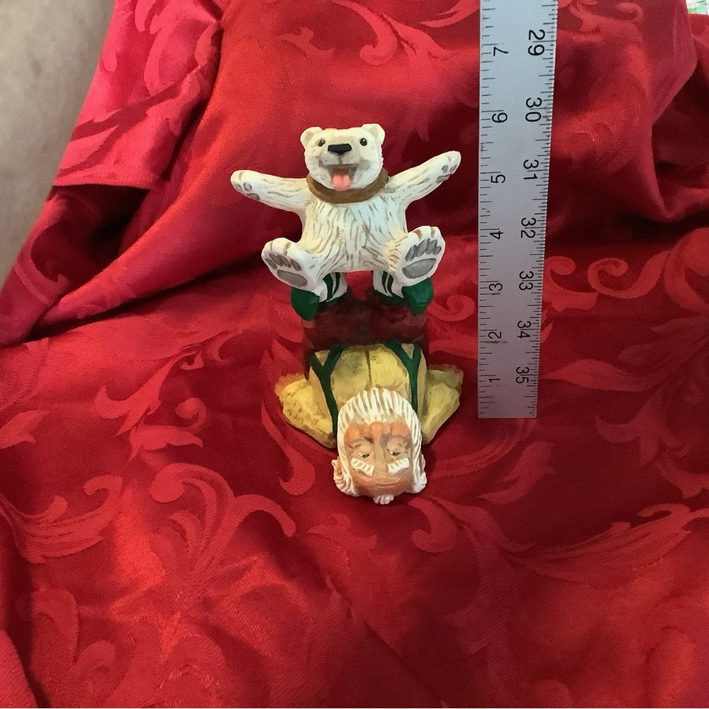David Frykman - 2003 - Play Time - Polar Bear and Santa Figurine